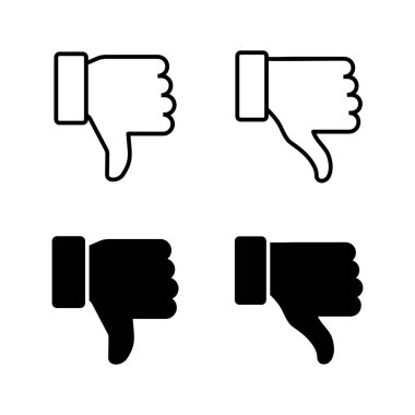 Simge vektörü gibi değil. İşaret ve sembolden hoşlanmaz. Elin başparmağın aşağıda