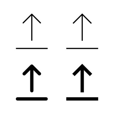Simge vektörünü yükle. veri işareti ve sembolü yükle