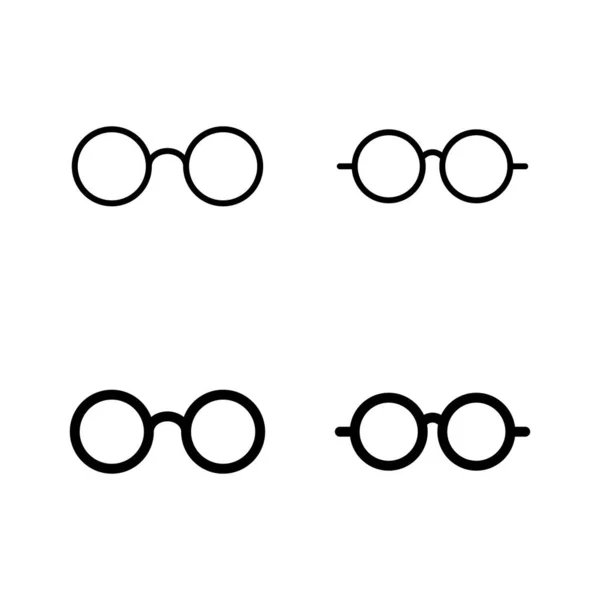 Ikony Okularów Wektor Znak Symbol Okularów — Wektor stockowy