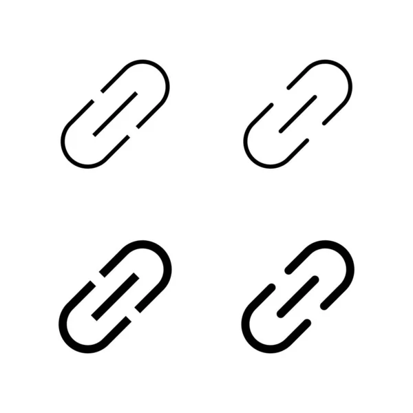 Połącz Wektor Ikon Znak Symbol Łańcucha Hiperłącza — Wektor stockowy