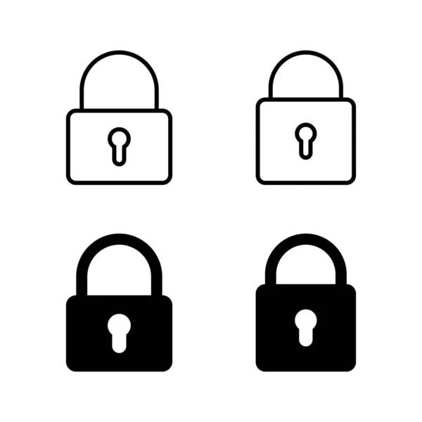 stock vector Lock icons vector. Padlock sign and symbol. Encryption icon. Security symbol