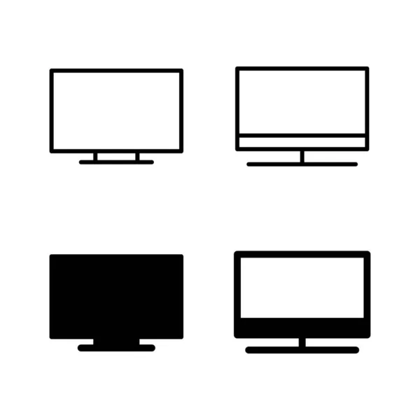 Symbole Vektor Fernsehzeichen Und Symbol — Stockvektor