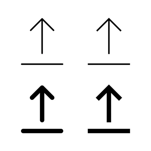 Nahrát Vektor Ikon Načíst Datový Znak Symbol — Stockový vektor