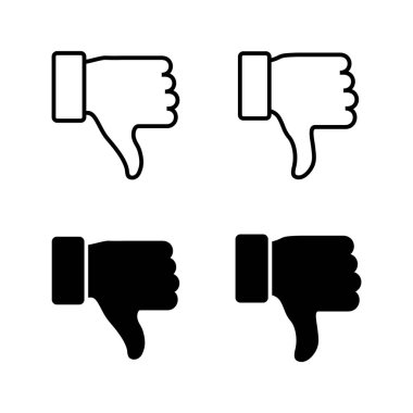 Simge vektörü gibi değil. İşaret ve sembolden hoşlanmaz. Elin başparmağın aşağıda