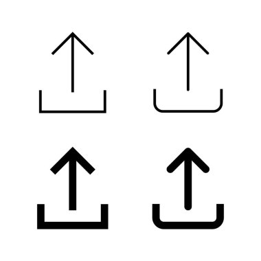 Simge vektörünü yükle. veri işareti ve sembolü yükle
