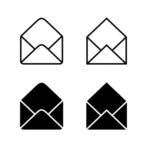 Εικονίδια Αλληλογραφίας Διάνυσμα Mail Και Σύμβολο Εικονίδιο Ηλεκτρονικού Ταχυδρομείου Εικονίδιο — Διανυσματικό Αρχείο