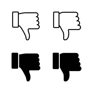 Simge vektörü gibi değil. İşaret ve sembolden hoşlanmaz. Elin başparmağın aşağıda