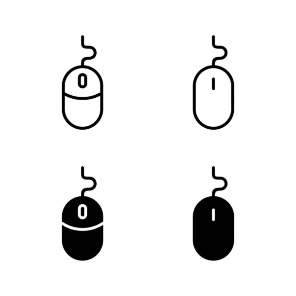 Vektor Für Maussymbole Klicken Sie Auf Zeichen Und Symbol Zeiger — Stockvektor
