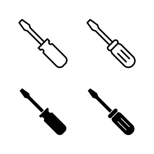 Ikon Obeng Vector Tools Tanda Dan Simbol - Stok Vektor