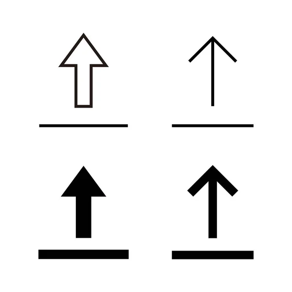 Nahrát Vektor Ikon Načíst Datový Znak Symbol — Stockový vektor