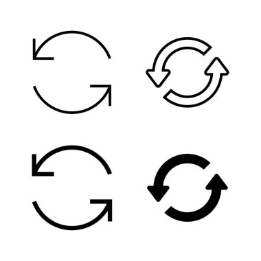 Simge vektörünü yenile. İşareti ve sembolü yeniden yükle. Simgeyi güncelle.