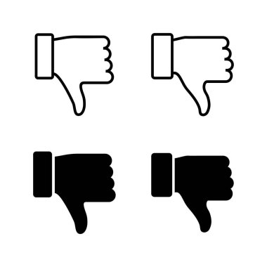 Simge vektörü gibi değil. İşaret ve sembolden hoşlanmaz. Elin başparmağın aşağıda