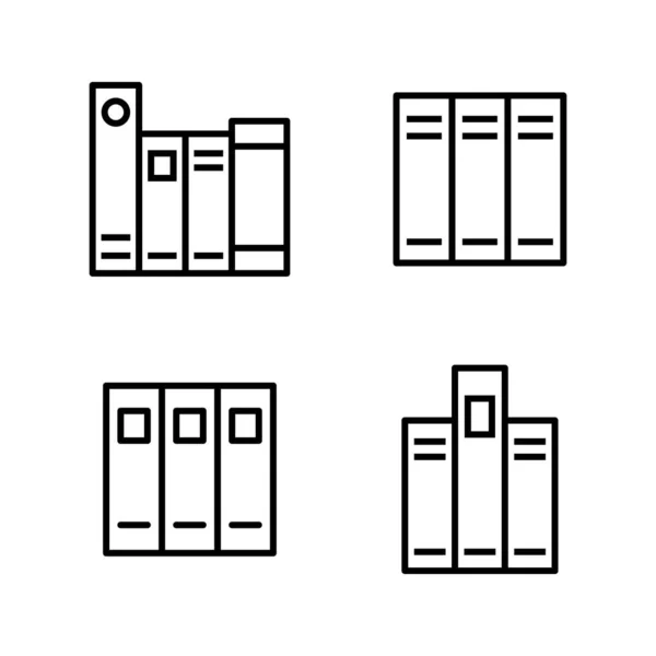 Библиотечный Вектор Значков Знак Образования Символ — стоковый вектор