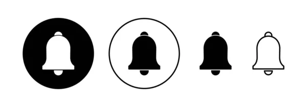 Bell Icon Vetor Para Web Aplicativo Móvel Sinal Notificação Símbolo —  Vetores de Stock