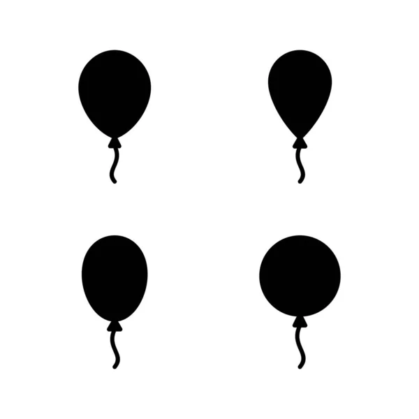 Ballon Icoon Vector Partij Ballon Teken Symbool — Stockvector