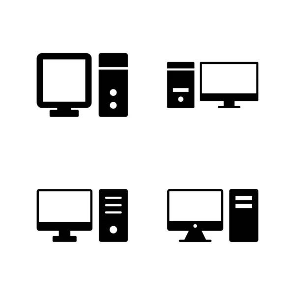 Διανυσματική Εικόνα Υπολογιστή Σήμα Και Σύμβολο Οθόνης Υπολογιστή — Διανυσματικό Αρχείο
