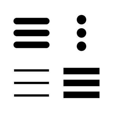 Menü simgesi vektörü. Web menü işareti ve sembol. Hamburger menüsü sembolü