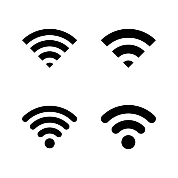 Wifi Icon Vector Signal Sign Symbol Wireless Icon — Stock Vector