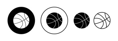 Basketball icon vector for web and mobile app. Basketball ball sign and symbol