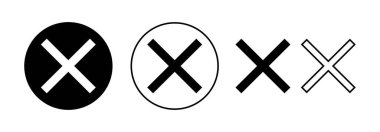 Close icon vector for web and mobile app. Delete sign and symbol. cross sign