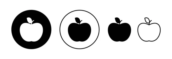 Apple Icoon Vector Voor Web Mobiele App Apple Teken Symbolen — Stockvector
