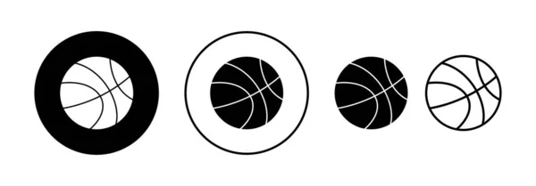 Basketball Icon Vector Web Mobile App Basketball Ball Sign Symbol — Vector de stoc