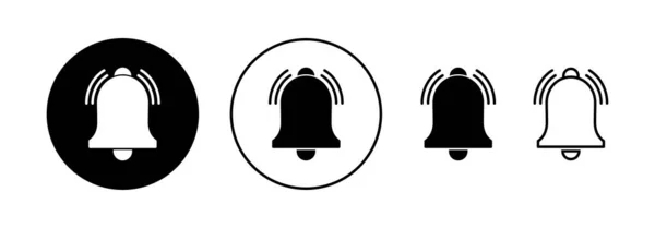 Web和移动应用程序的Bell Icon向量 网站设计的通知标志和符号 — 图库矢量图片