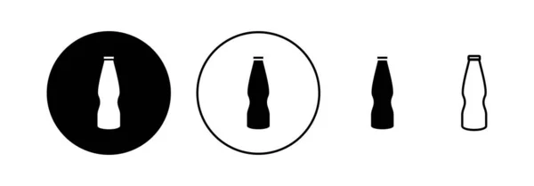Bottle Icon Vector Web Mobile App Bottle Sign Symbol — Stok Vektör