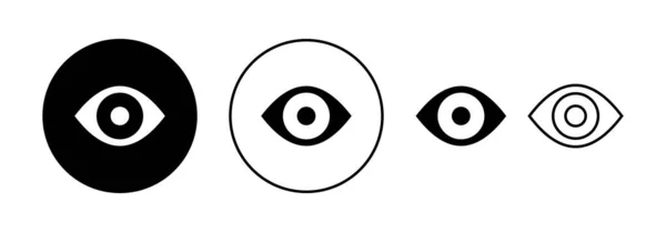 Eye Icon Vector Web Mobile App Eye Sign Symbol Look — Stockvector