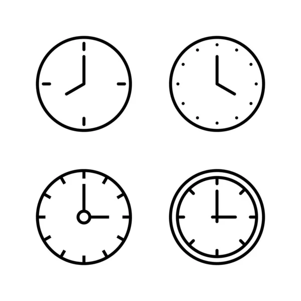 Uhr Icon Vektor Zeitzeichen Und Symbol Uhr Symbol — Stockvektor
