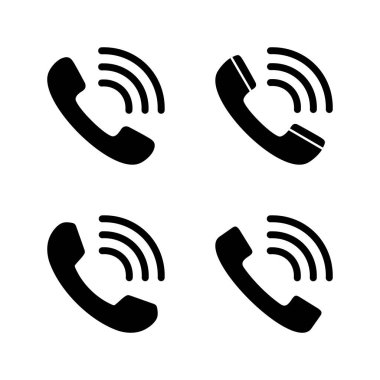 Simge vektörünü ara. Telefon işareti ve sembol. Telefon ikonu. Bizimle irtibata geç 