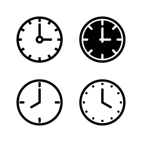 Uhr Icon Vektor Zeitzeichen Und Symbol Uhr Symbol — Stockvektor