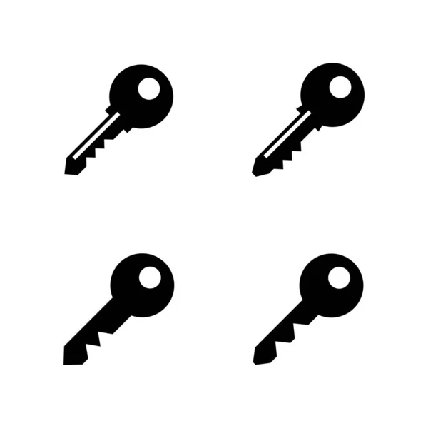 Vektor Ikony Klíče Značka Symbol Klíče — Stockový vektor