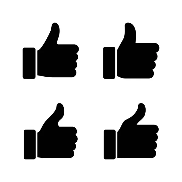 Icon Vector Thumbs Sign Symbol Hand — Stock Vector