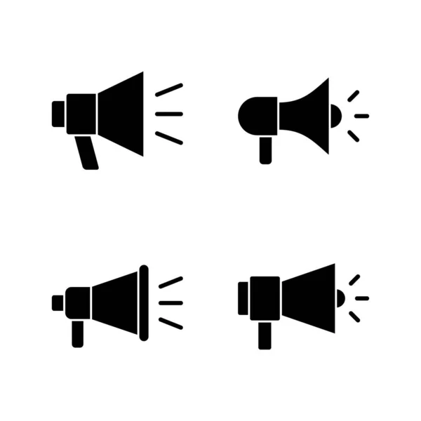 Vecteur Icône Mégaphone Signe Symbole Haut Parleur — Image vectorielle