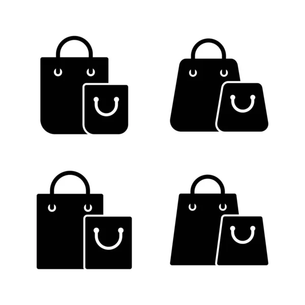 Icon Vektor Für Einkaufstüten Einkaufsschild Und Symbol — Stockvektor