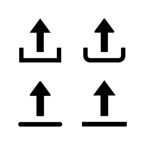 Odeslat Ikonu Vektoru Načíst Datový Znak Symbol — Stockový vektor