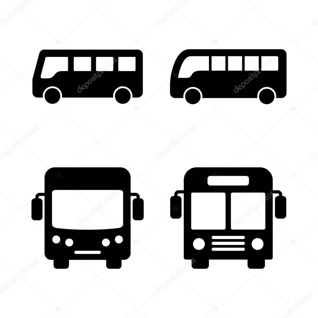 Bus icon vector. bus sign and symbol