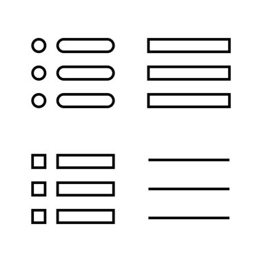 Menü simgesi vektörü. Web menü işareti ve sembol. Hamburger menüsü sembolü
