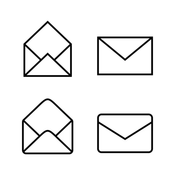 Διανυσματικό Εικονιδίου Ταχυδρομείου Mail Και Σύμβολο Εικονίδιο Ηλεκτρονικού Ταχυδρομείου Εικονίδιο — Διανυσματικό Αρχείο