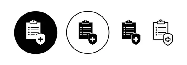 Icon Vektor Der Krankenversicherung Für Web Und Mobile App Zeichen — Stockvektor