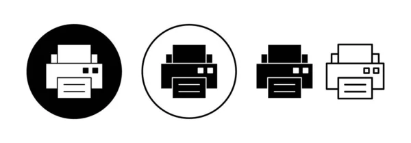 Drukuj Wektor Ikony Dla Aplikacji Webowych Mobilnych Znak Symbol Drukarki — Wektor stockowy