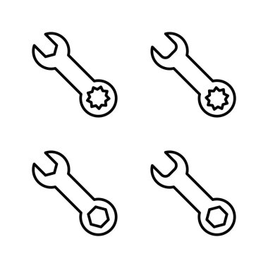 Simge vektörünü kilitle. Tamir ikonu. araç işareti ve sembol