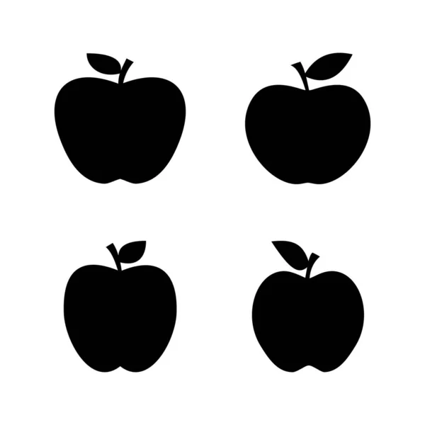 Icono Apple Vector Signo Apple Símbolos Para Diseño Web — Vector de stock