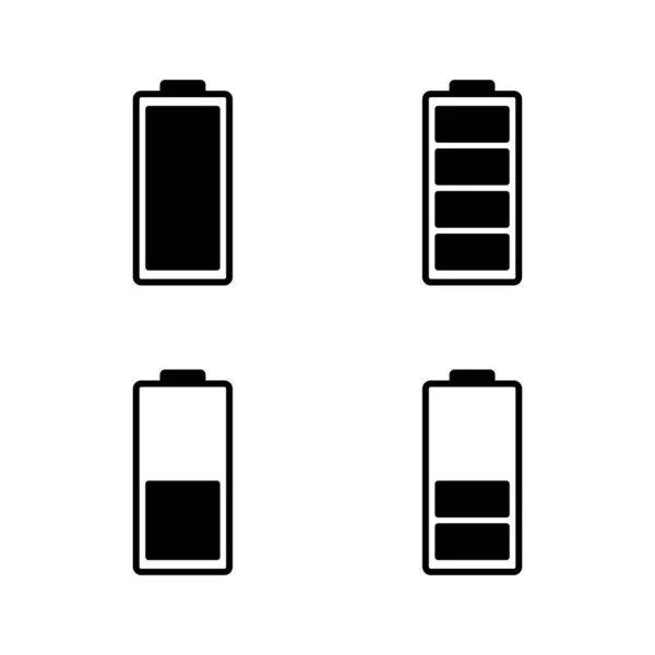 Vecteur Icône Batterie Panneau Charge Batterie Niveau Charge Batterie — Image vectorielle