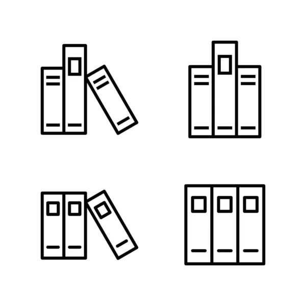 Bibliothekssymbolvektor Bildungszeichen Und Symbol — Stockvektor