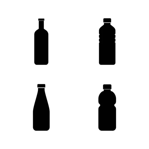 Flaskikon Vektor Flaska Tecken Och Symbol — Stock vektor