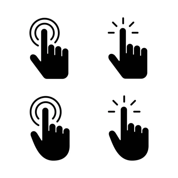 Вектор Піктограми Ручного Курсора Знак Курсора Символ Значок Ручного Курсора — стоковий вектор