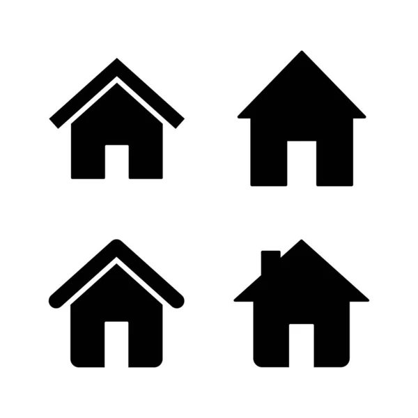 Wektor Ikony Domu Znak Domowy Symbol — Wektor stockowy
