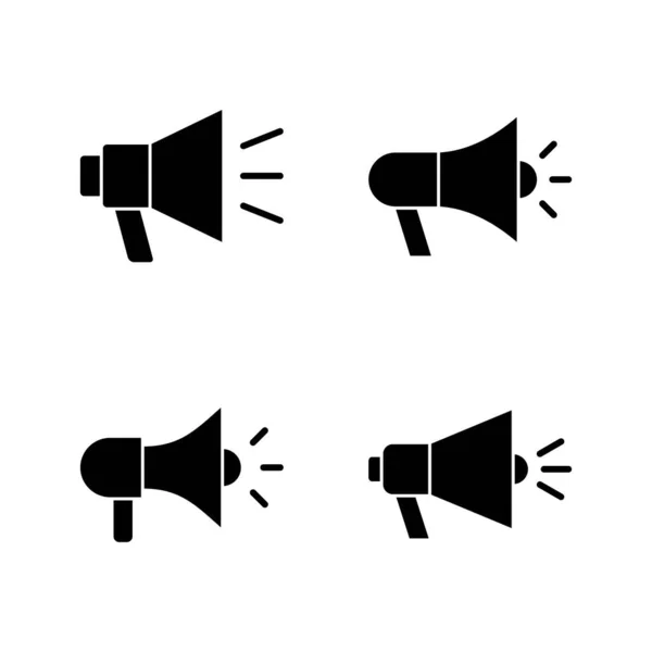 Vecteur Icône Mégaphone Signe Symbole Haut Parleur — Image vectorielle
